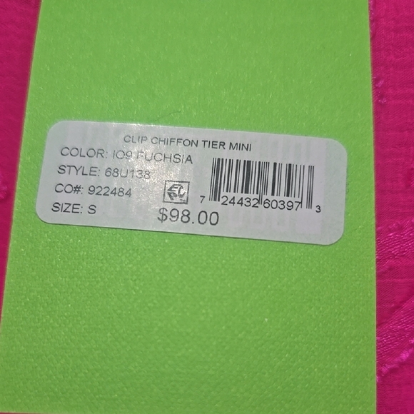 Sam EdelmanVibrant Pink Layered Dress - Picture 3 of 5